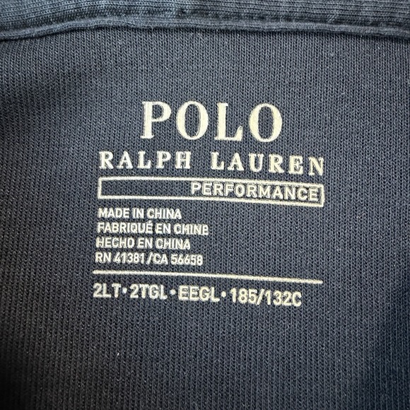 Polo Ralph Lauren Performance Jersey Double-Knit Full-Zip Hoodie Big & Tall 2LT - Picture 6 of 10
